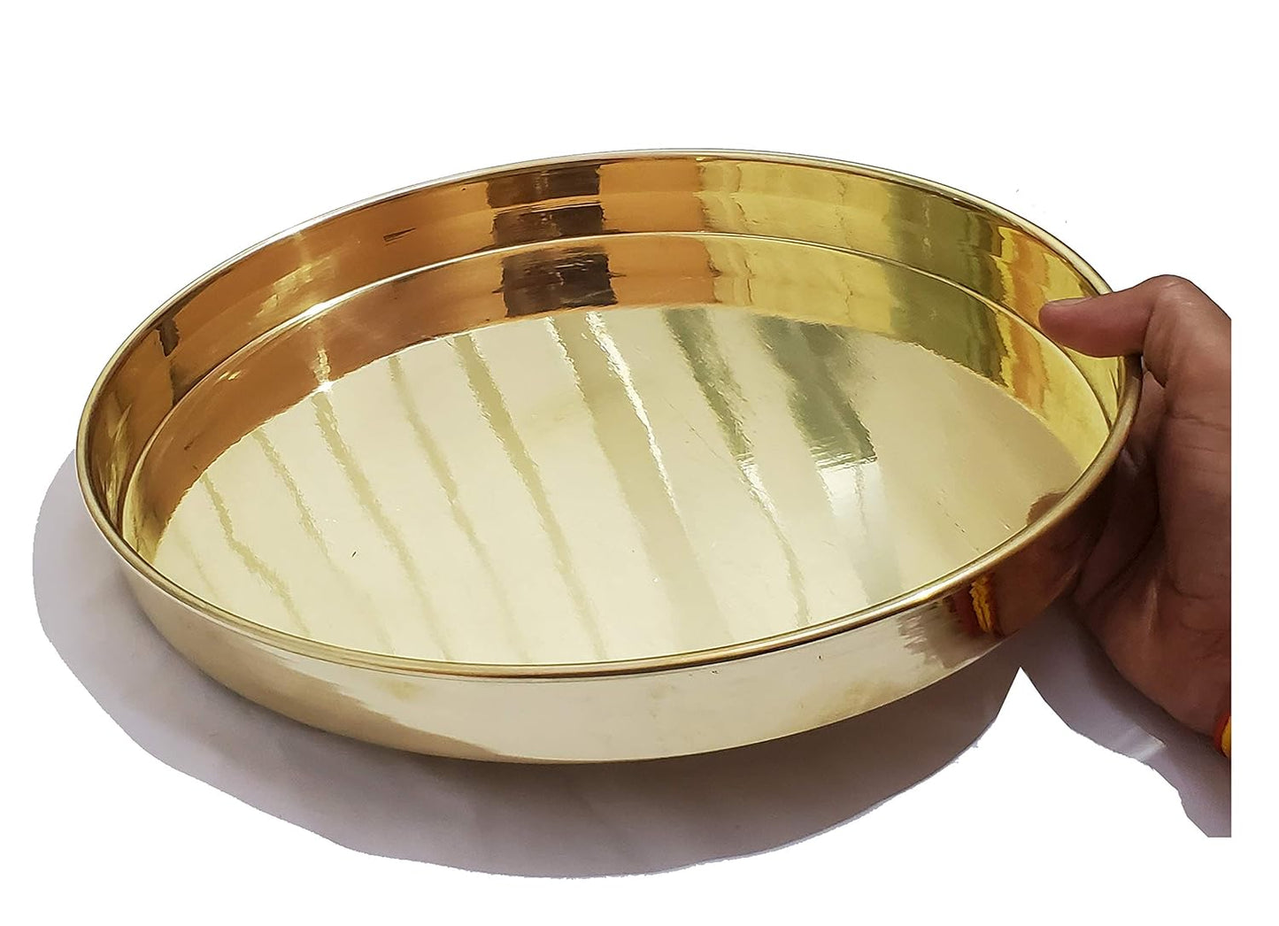 Round Brass Thali