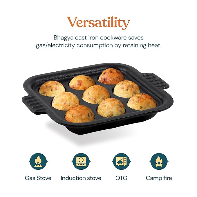 Cast Iron Paniyaram Pan