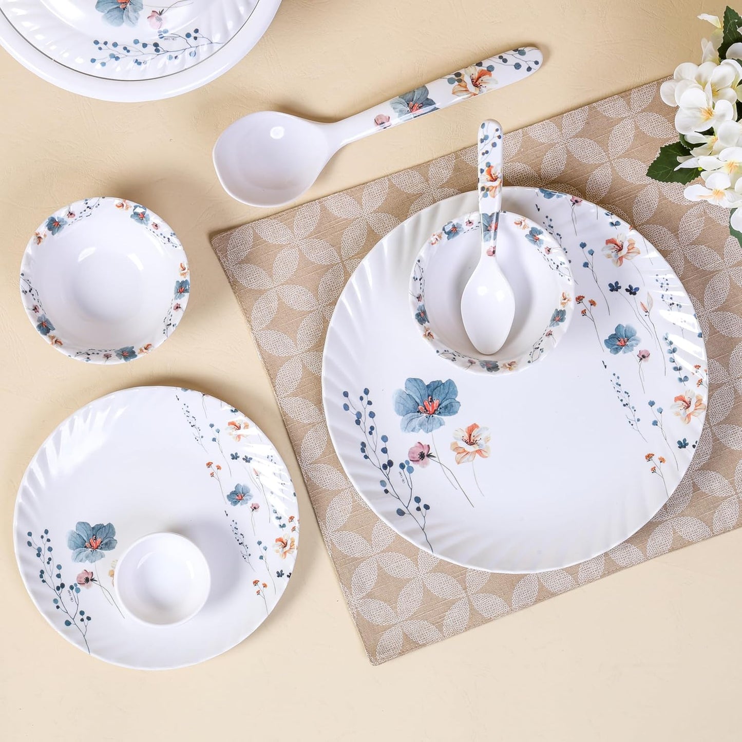 Melamine 43 pcs Dinner Set