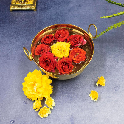 Brass Urli handy Bowl with Handles