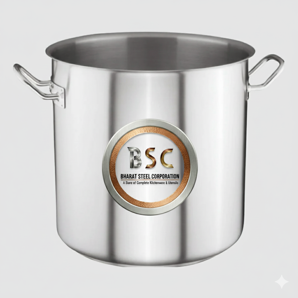 Commercial Stainless Steel Full Height Stock Pot Premium Cookware