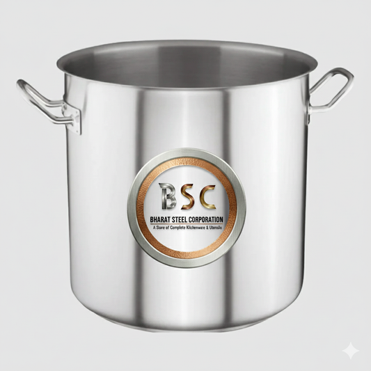 Commercial Stainless Steel Full Height Stock Pot Premium Cookware