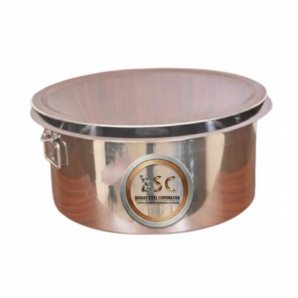 Commercial Stainless Steel Round Vessel or Tope (All Sizes)