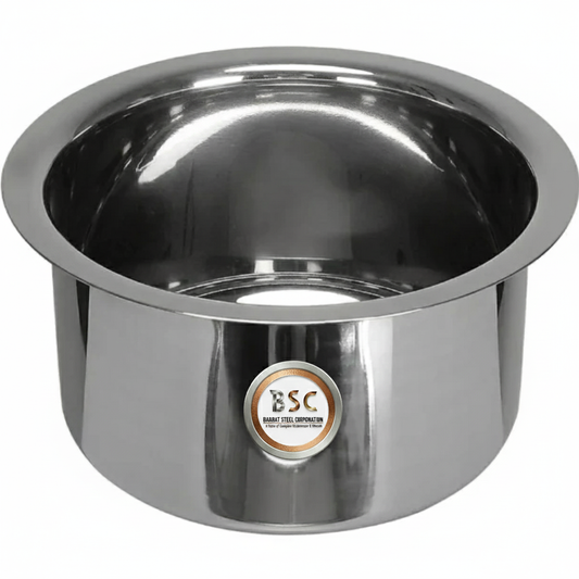 Stainless Steel Heavy Guage Tope with lid (All Sizes)