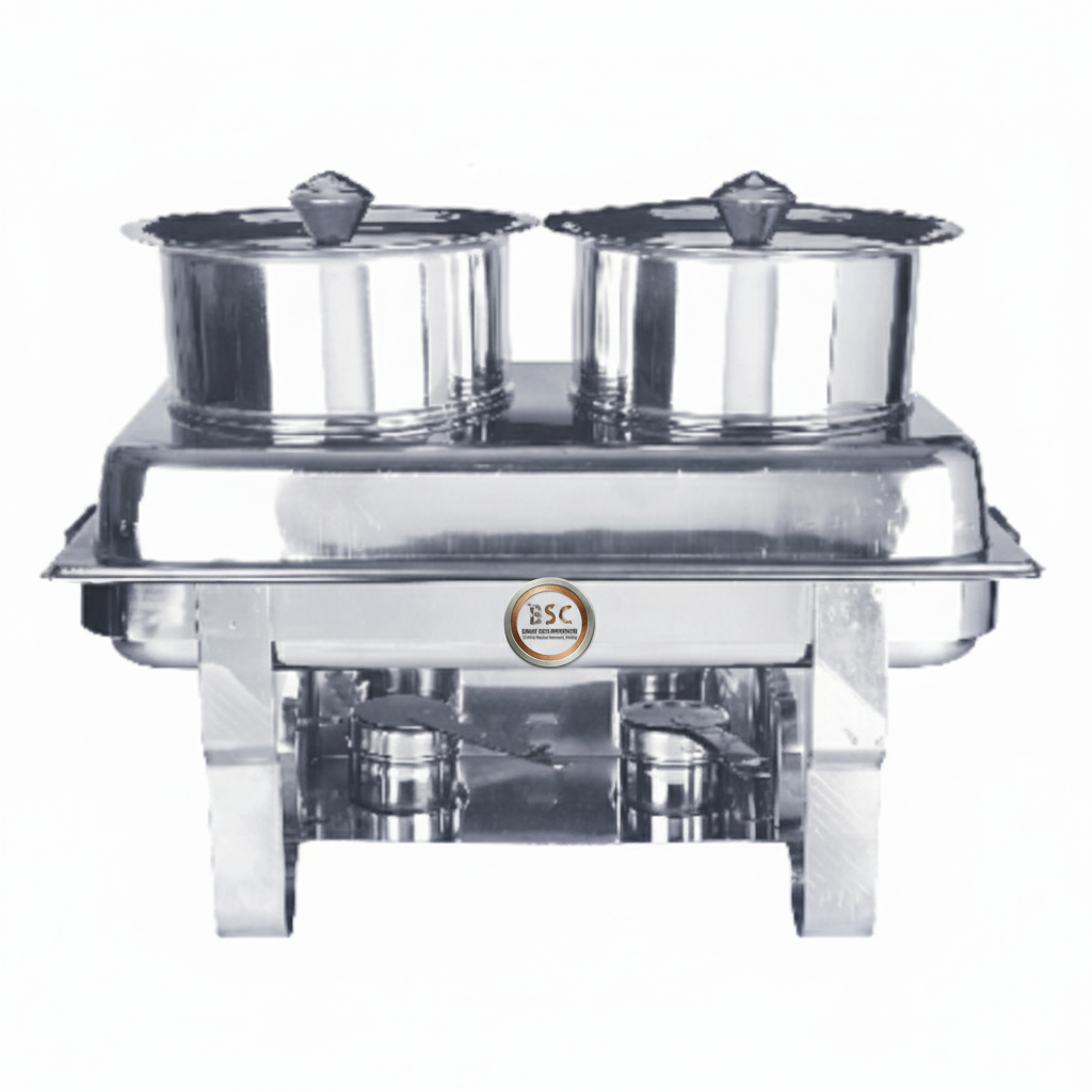 Stainless Steel Commercial Double Soup Station