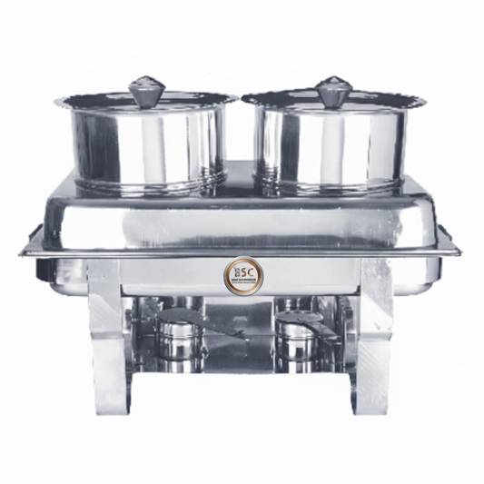 Stainless Steel Commercial Double Soup Station