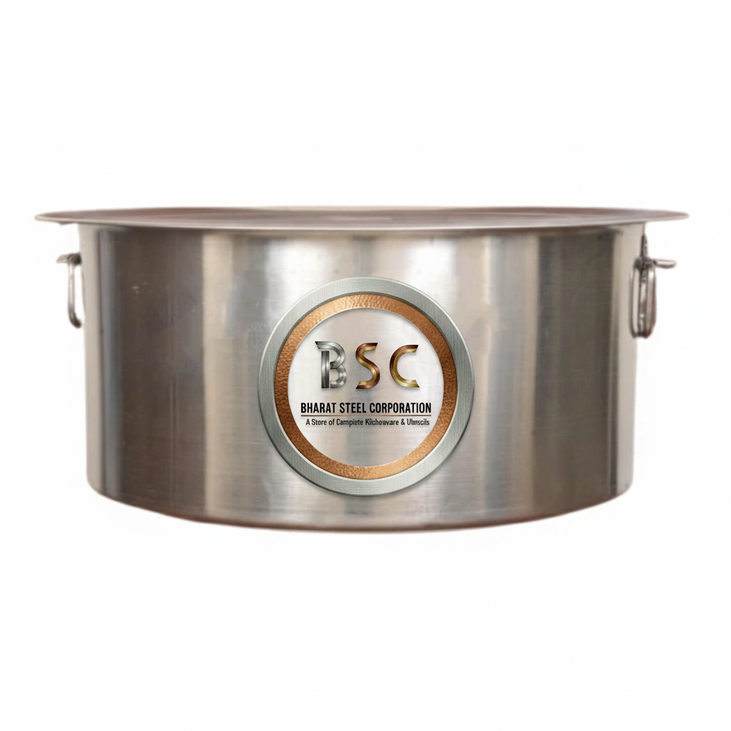 Commercial Stainless Steel Round Vessel or Tope (All Sizes)