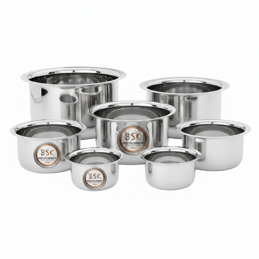 Stainless Steel Tope Set of 5