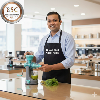 APEX Fruit & Vegetable Steel Handle Juicer |Vacuum Locking System