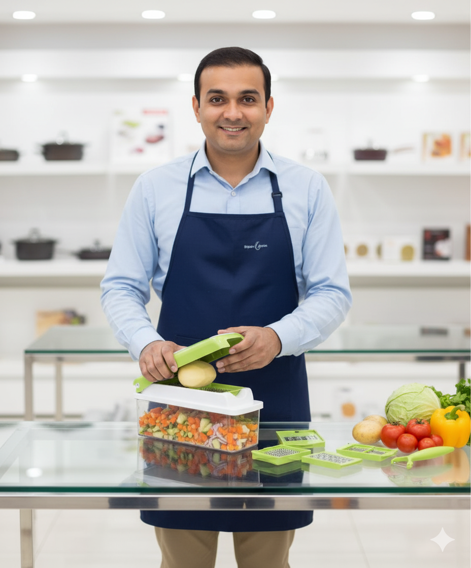 Vegetable & Fruit Cutter Dicer Multi-Utility, 12 In 1