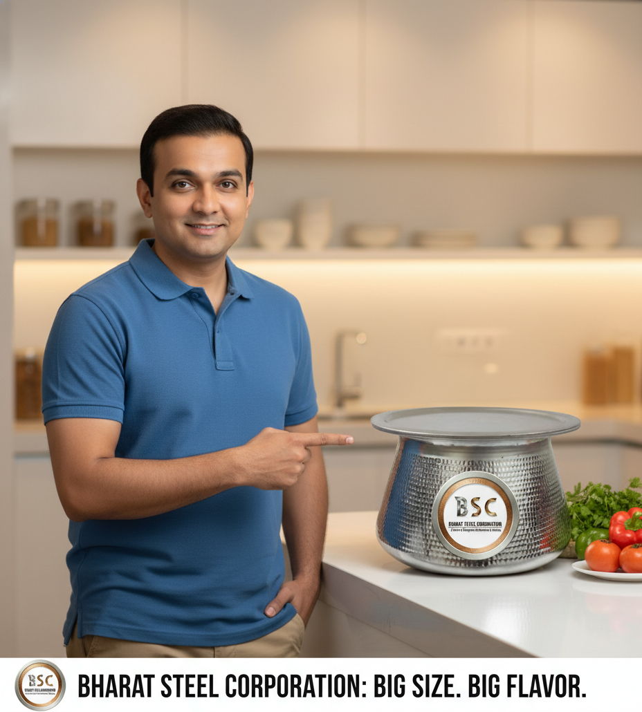 Aluminium Biryani Cooking Pot