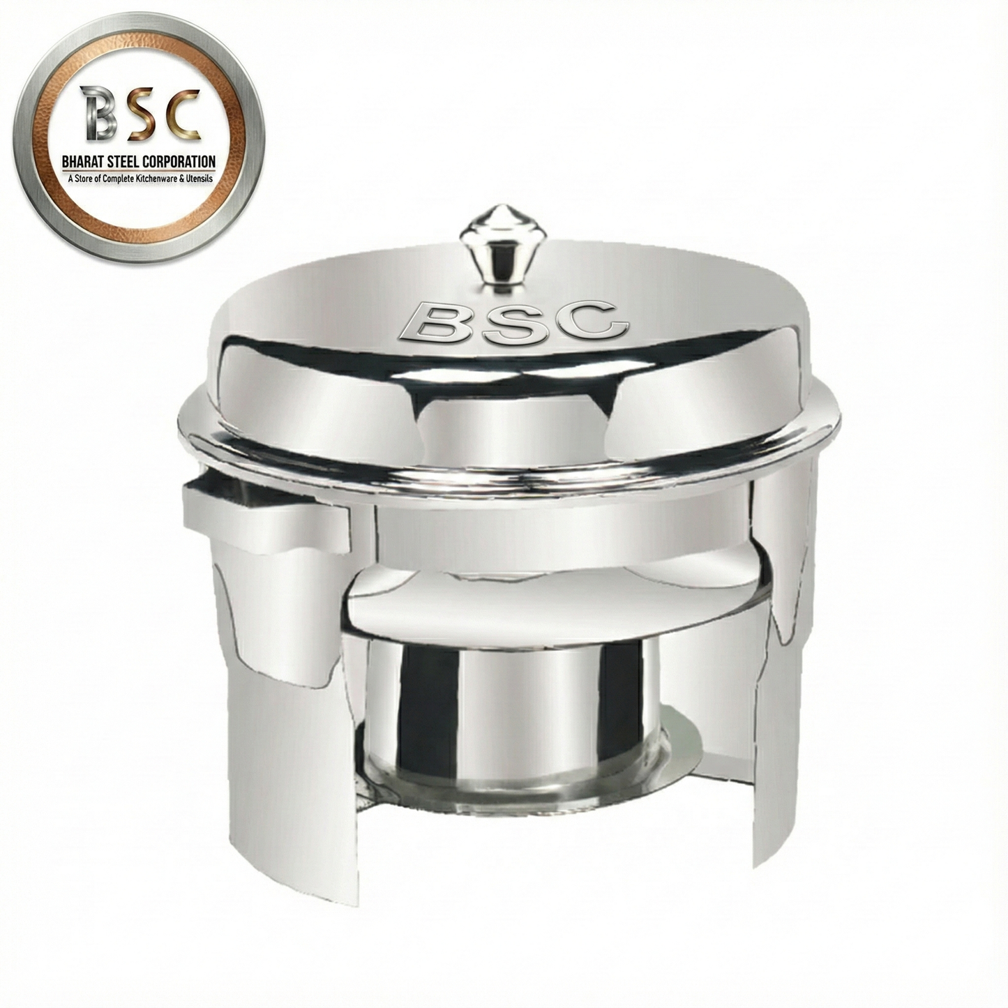 Prakash Chafing Dish - Round (4 Sizes)