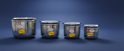 Stainless Steel Height Tope Cookware Set - Matar