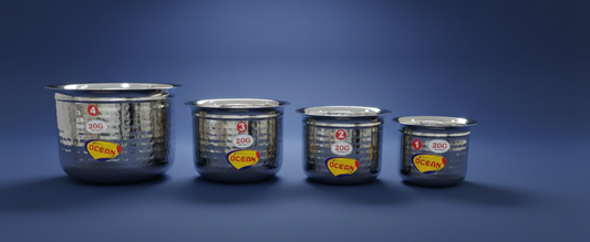 Stainless Steel Height Tope Cookware Set - Matar