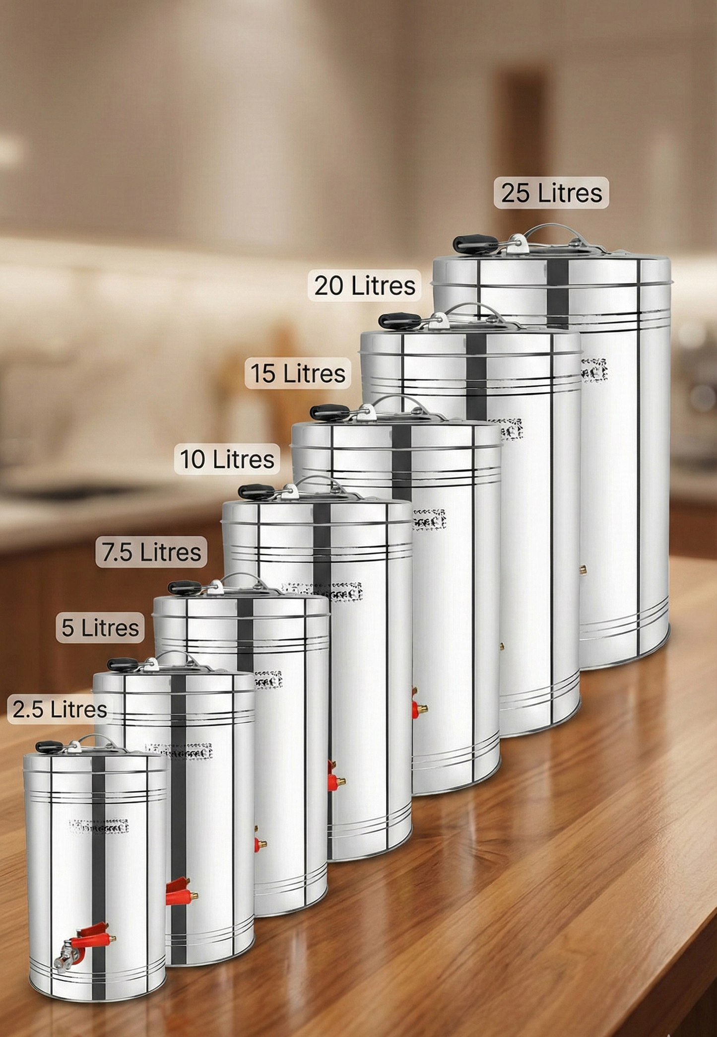 Commercial - Steel Hot Tea Jar