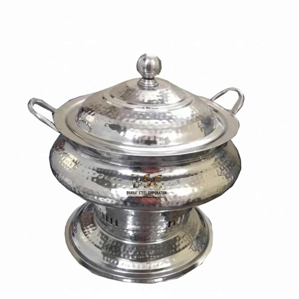 Stainless Steel Hammered Chafing Dish