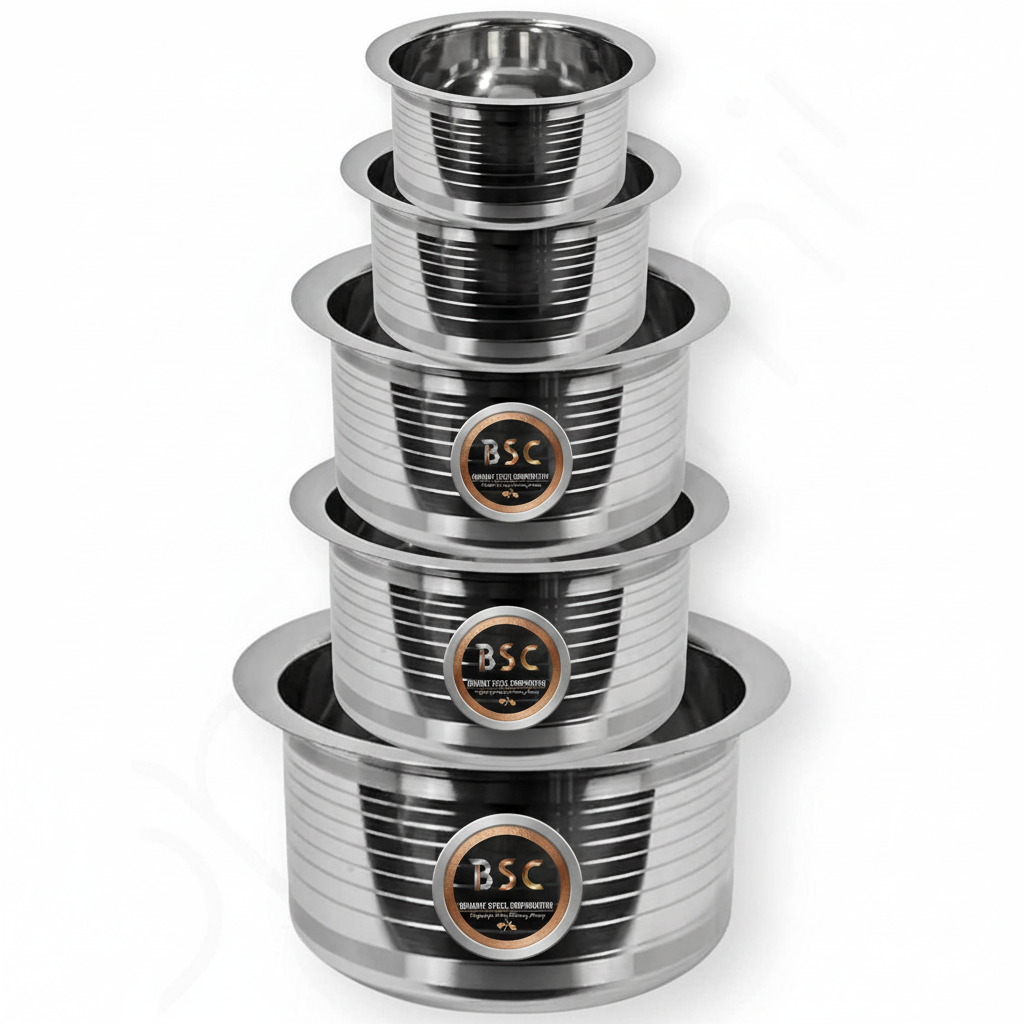 Stainless Steel Silver Touch Tope Set