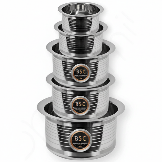 Stainless Steel Silver Touch Tope Set