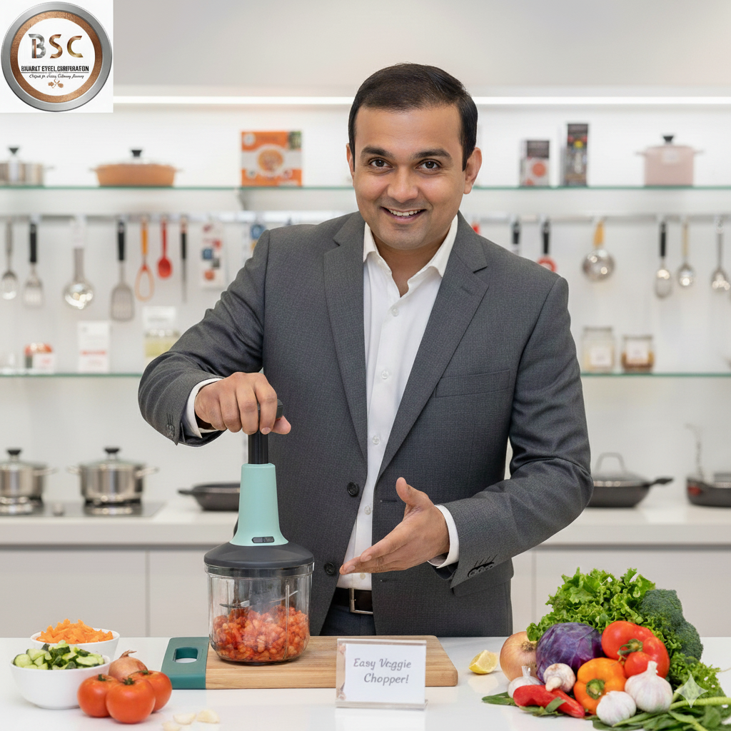 Hand Press Push Chopper