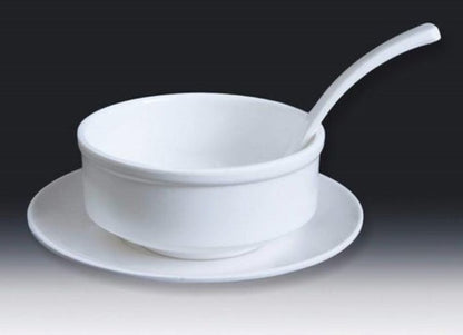 White Soup Bowl - Melamine