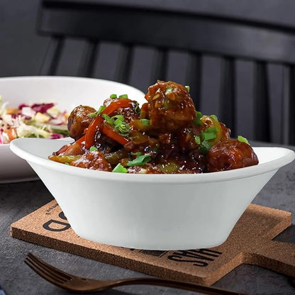 White Oval Curry Serving Dish - Melamine