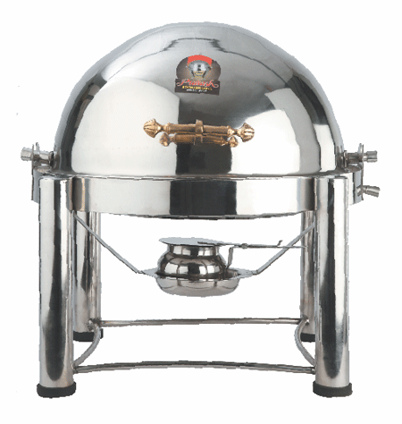 Prakash SS Chafing Dish - Roll Top (Round)