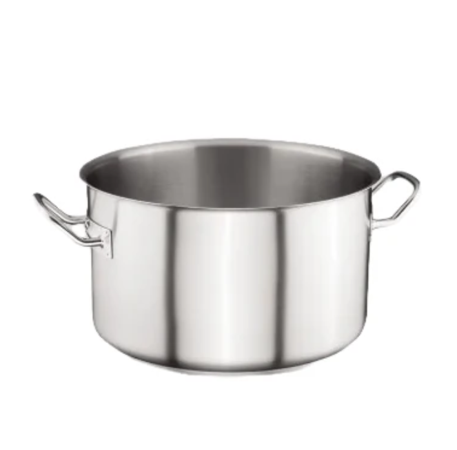 Commercial Stainless Steel Quarter Height Stock Pot Premium Cookware