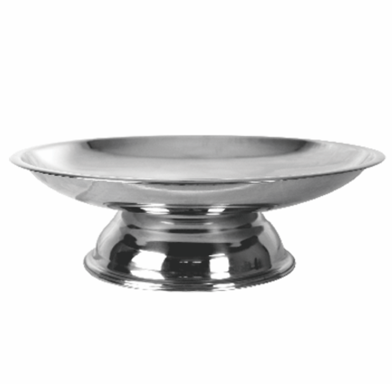 Stainless Steel Shallow Punch Bowl for Serving Salads / Sweets