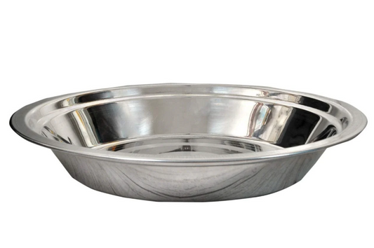 Heavy Gauge Stainless Steel Round Tray or Parat