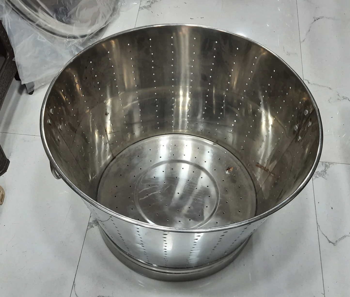 Commercial Heavy Duty Stainless Steel Rice Strainer or Hole Tub (All Sizes)