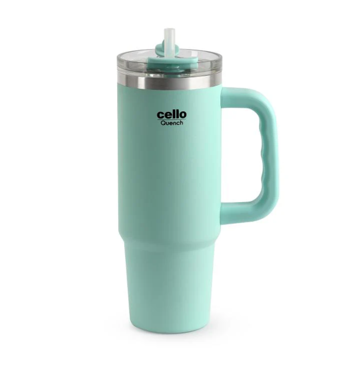 Cello Quench 600 Insulated Travel Tumbler with Handle, Lid & Straw