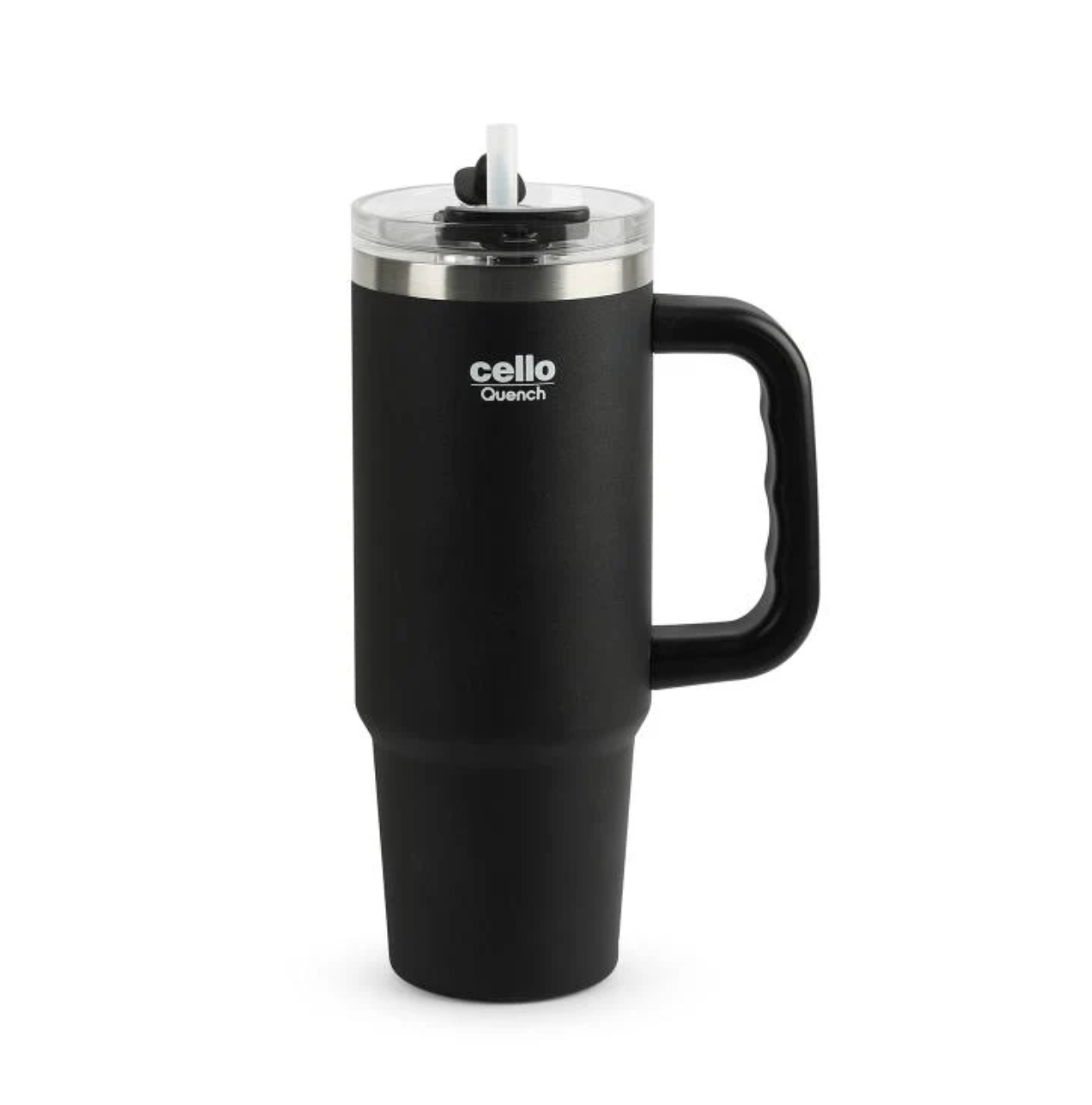Cello Quench 600 Insulated Travel Tumbler with Handle, Lid & Straw