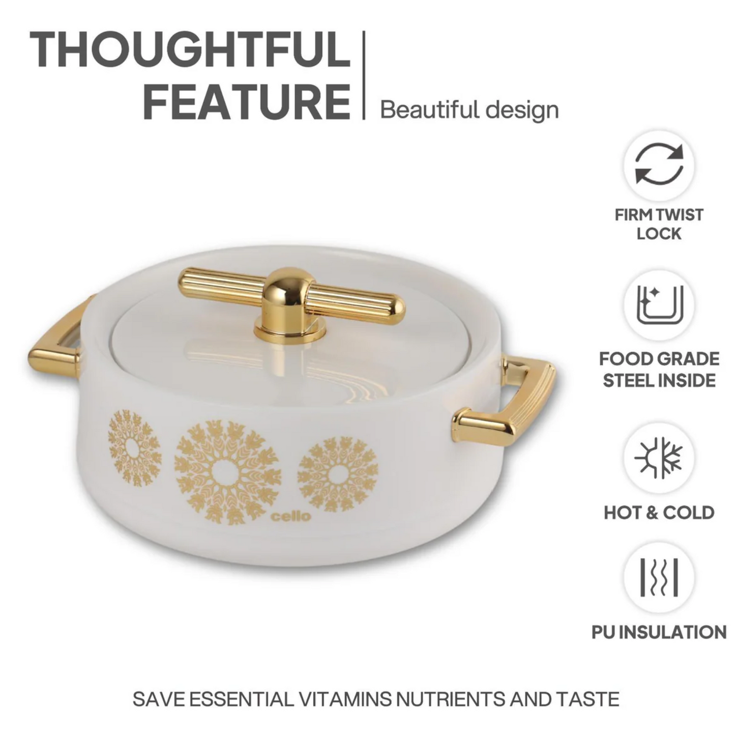 Cello Jewel Insulated Casserole