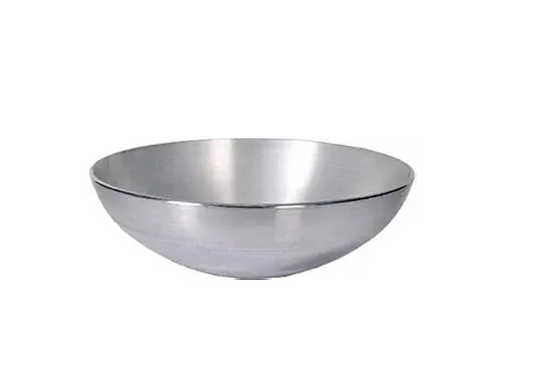 Aluminium Silver Kadai Without Handle for Cooking