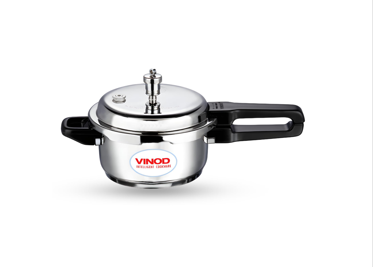 Vinod Stainless Steel Triply Pressure Cookers (All Sizes)