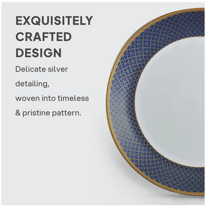 Cello Solitaire Opalware Dinner Set, Sapphire