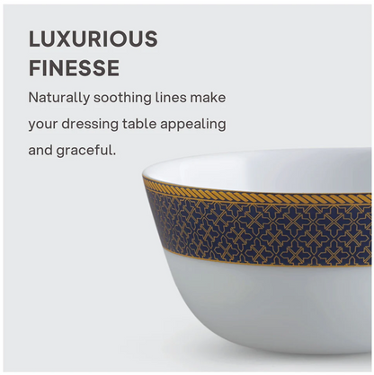 Cello Solitaire Opalware Dinner Set, Sapphire