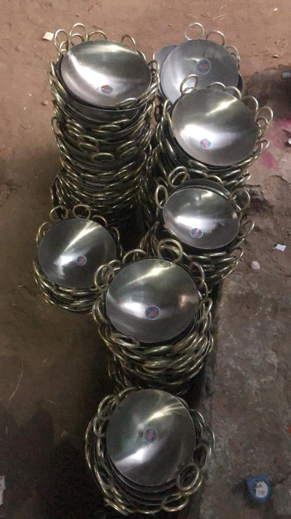 Commercial Iron Kadai with Riveted Handles (All Sizes)