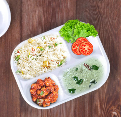 White Partition Plate (All SIzes)